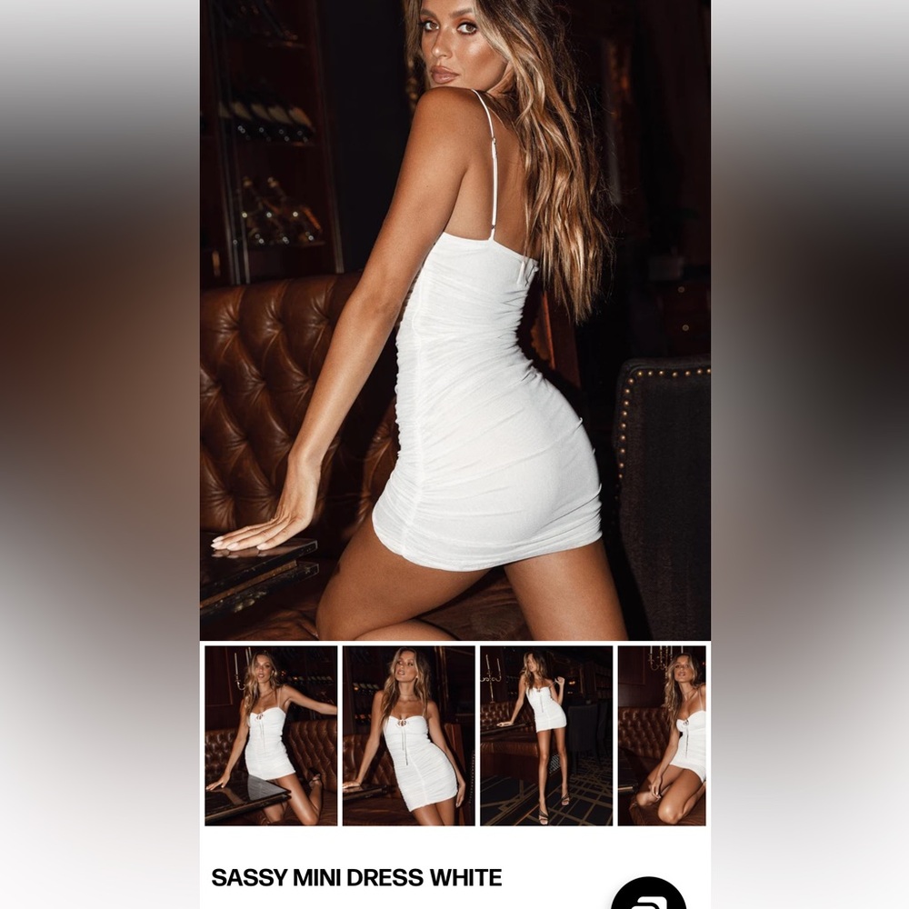 Princess Polly Sassy mini dress 0 - Picture 2 of 10